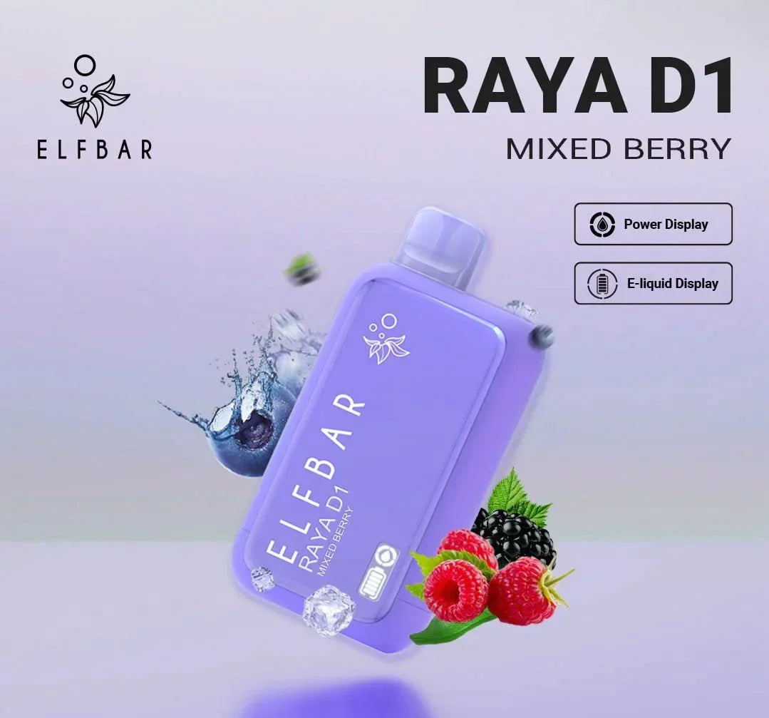 ELF BAR RAYA D1 – Mixed Berry - Vape Shop Uttarakhand