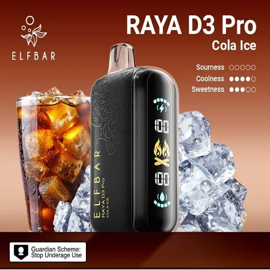 Elf Bar Raya D3 Pro 30K – Cola Ice - Vape Shop Uttarakhand