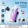 Elf Bar Ice King – Blackberry Cranberry – 30K - Vape Shop Uttarakhand