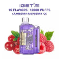 IGET FLARE B10000 – Cranberry Raspberry ice - Vape Shop Uttarakhand