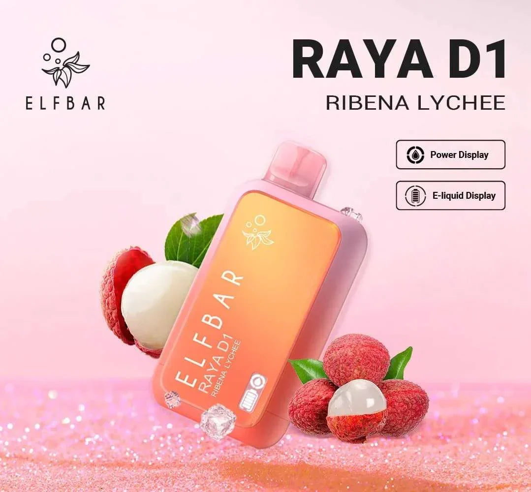 ELF BAR RAYA D1 – Ribena Lychee - Vape Shop Uttarakhand