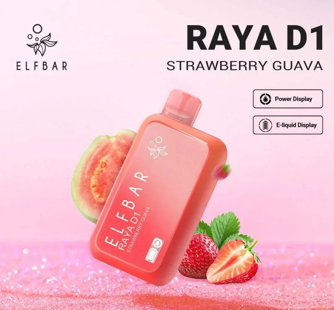 ELF BAR RAYA D1 – Strawberry Guava - Vape Shop Uttarakhand